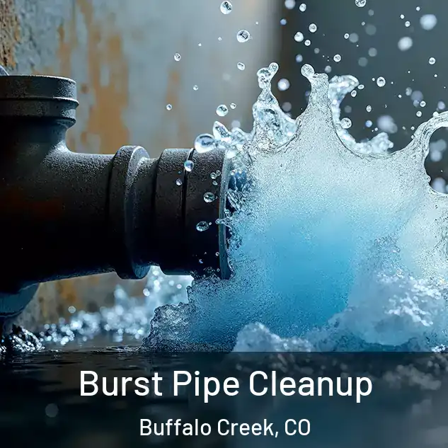 Burst Pipe Cleanup Buffalo Creek, CO