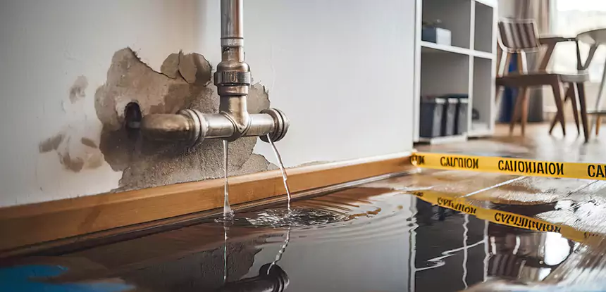 Burst Pipe Cleanup in Buffalo Creek