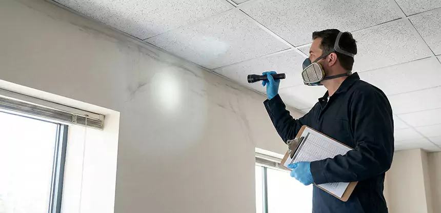 Ceiling Water Damage Inspection in Buffalo Creek