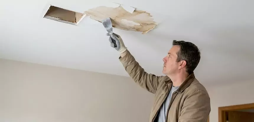 Dry Ceiling After Water Leak in Buffalo Creek