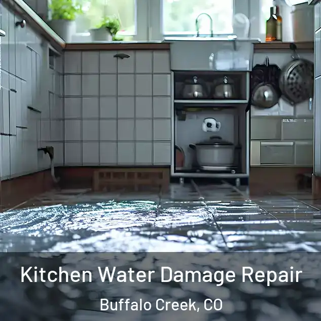  Kitchen Water Damage Repair Buffalo Creek, CO